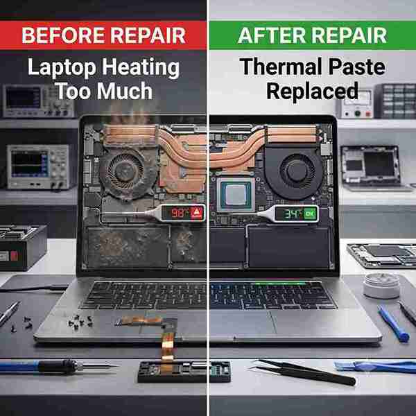 Laptop Water Damage Repair Mumbai — What to Do in 60 Seconds